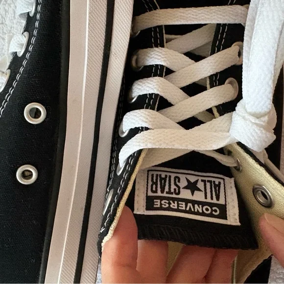 Brand New! Converse All Star Chuck Taylor Black & White Sneakers - SIZE 7 - Picture 3 of 11